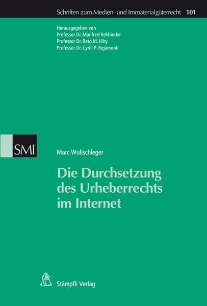 Produktbild: Die Durchsetzung des Urheberrechts im Internet