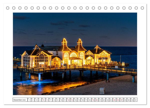 Produktbild: Impressionen von der Ostseeinsel R&uuml;gen (Tischkalender 2026 DIN A5 quer), CALVENDO Monatskalender