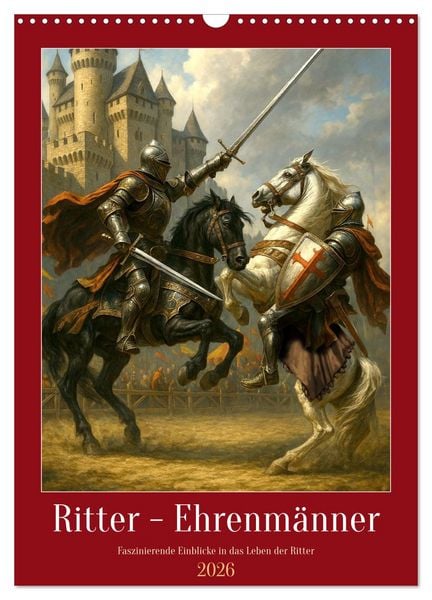 Produktbild: Ritter - Ehrenm&auml;nner (Wandkalender 2026 DIN A3 hoch), CALVENDO Monatskalender
