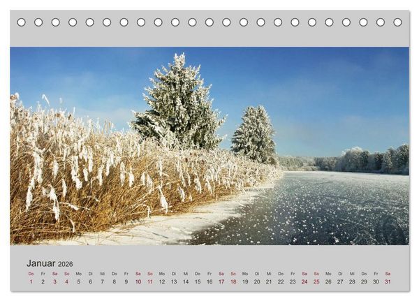 Produktbild: Wetter - Licht - Landschaften (Tischkalender 2026 DIN A5 quer), CALVENDO Monatskalender