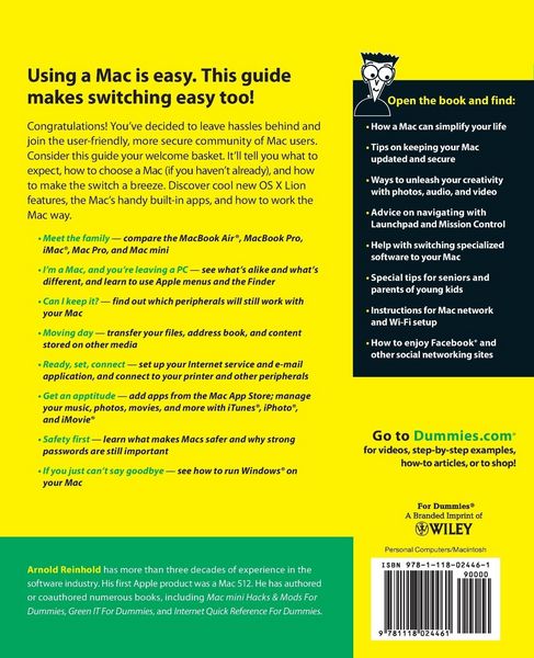 Produktbild: Switching to a Mac For Dummies