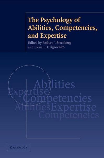 Produktbild: The Psychology of Abilities, Competencies, and Expertise