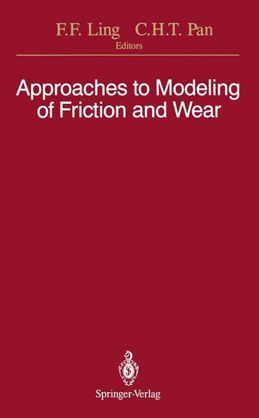 Produktbild: Approaches to Modeling of Friction and Wear