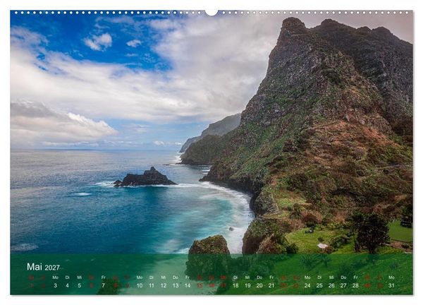 Produktbild: Madeira - Insel der Kontraste (Wandkalender 2027 DIN A2 quer), CALVENDO Monatskalender