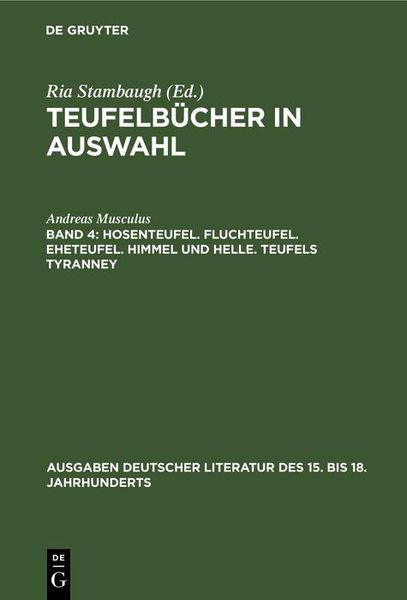Produktbild: Hosenteufel. Fluchteufel. Eheteufel. Himmel und Helle. Teufels Tyranney
