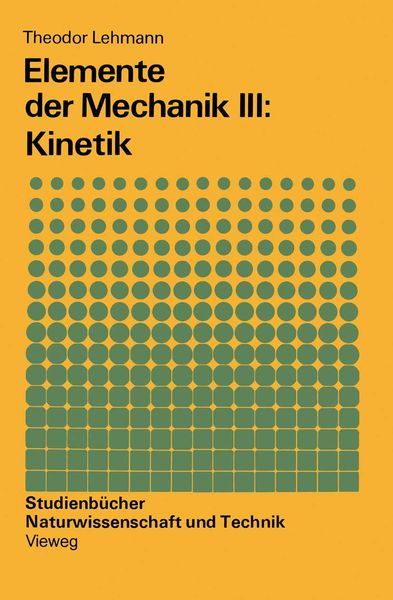 Produktbild: Elemente der Mechanik III: Kinetik