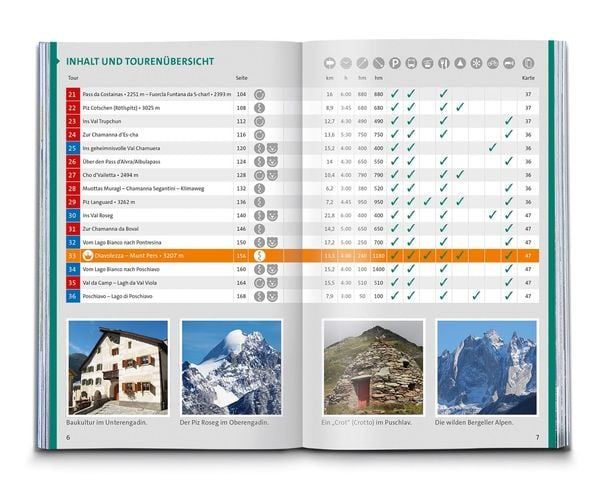 Produktbild: KOMPASS Wanderführer Engadin und Südbünden, 60 Touren mit Extra-Tourenkarte