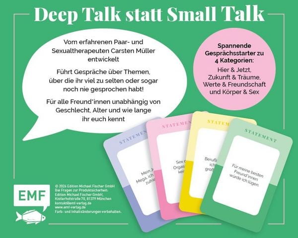 Produktbild: Kartenspiel: Talk about Friendship &ndash;&nbsp;Das Kommunikationsspiel f&uuml;r deinen Freundeskreis