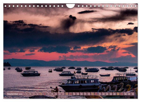 Produktbild: Farbenfrohes Bolivien (Wandkalender 2026 DIN A4 quer), CALVENDO Monatskalender