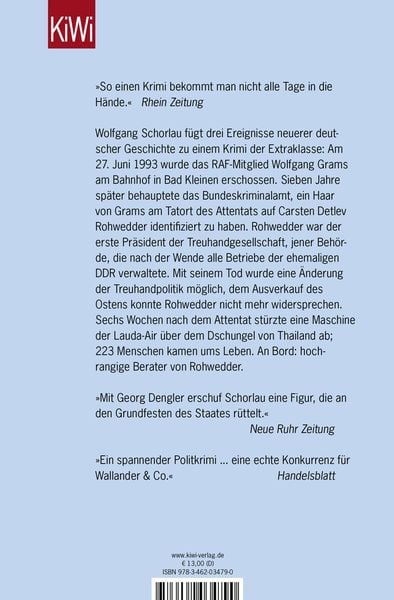 Die blaue Liste / Georg Dengler Band 1