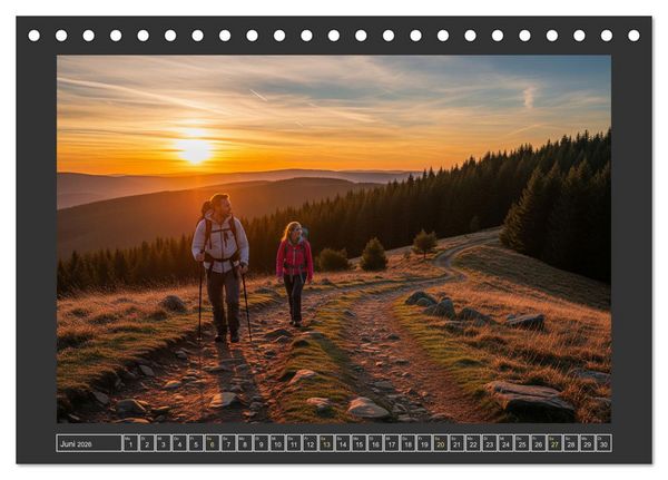 Produktbild: Aktives Sauerland (Tischkalender 2026 DIN A5 quer), CALVENDO Monatskalender