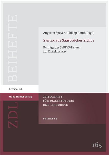 Produktbild: Syntax aus Saarbr&uuml;cker Sicht 1