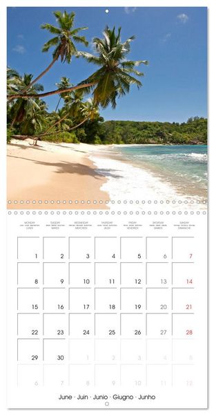 Produktbild: dream beaches - Seychelles (Wall Calendar 2026 12 &times; 12 Inch) CALVENDO 12 Month Wall Calendar