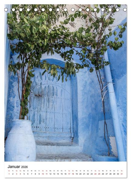 Produktbild: Marokko - Chefchaouen (Tischkalender 2026 DIN A5 hoch), CALVENDO Monatskalender