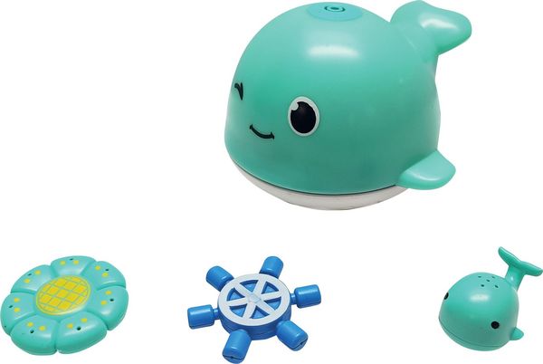 Produktbild: SpielMaus Baby Badewannen-Sprinkler Wal, mit Licht