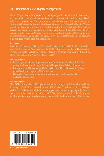 Produktbild: 21. Internationales Stuttgarter Symposium