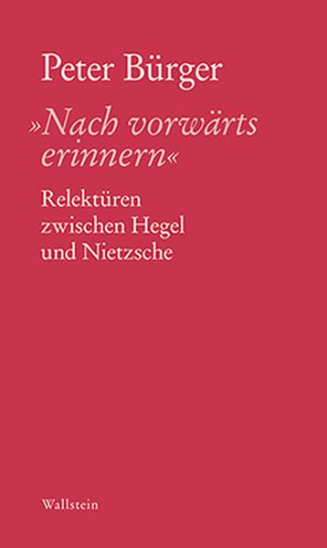 Produktbild: &raquo;Nach vorw&auml;rts erinnern&laquo;