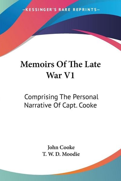 Produktbild: Memoirs Of The Late War V1