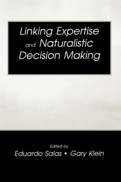Produktbild: Linking Expertise and Naturalistic Decision Making