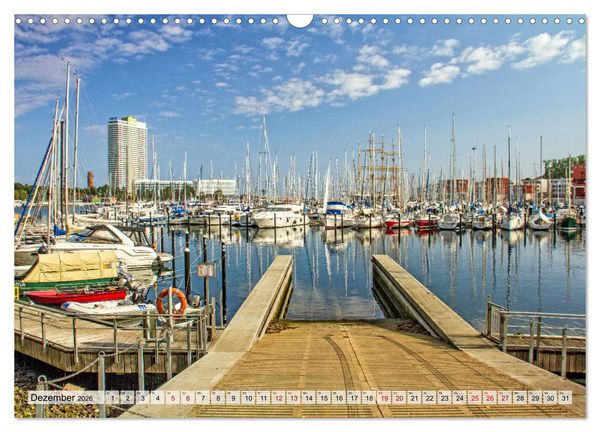 Produktbild: Halbinsel Priwall bei Travem&uuml;nde &ndash; Impressionen von der Ostseek&uuml;ste (Wandkalender 2026 DIN A3 quer), CALVENDO Monatskalender