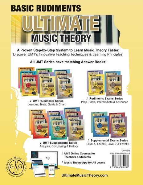 Produktbild: Music Theory Basic Rudiments Workbook - Ultimate Music Theory