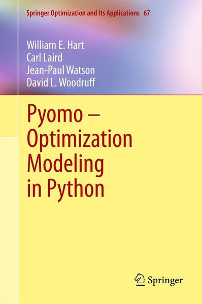 Produktbild: Pyomo - Optimization Modeling in Python