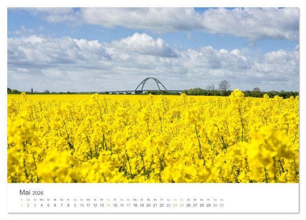 Produktbild: Die Sonneninsel Fehmarn (Tischkalender 2026 DIN A5 quer), CALVENDO Monatskalender