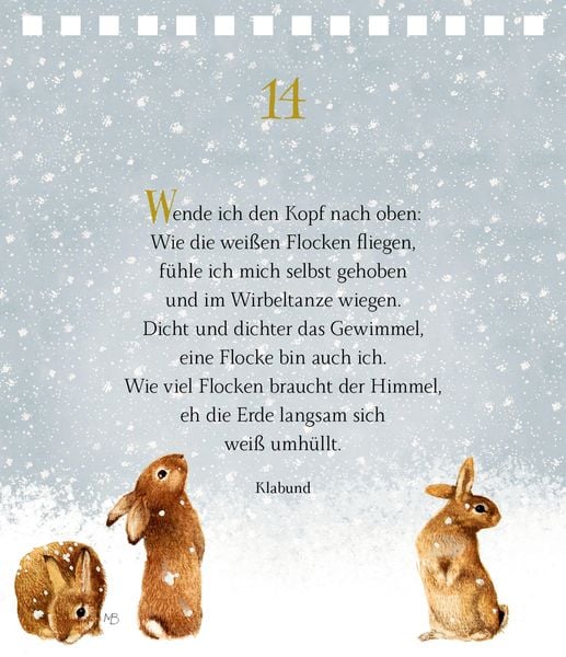 Produktbild: Zauber der Winterwelt, Tisch-Adventskalender (Bastin)