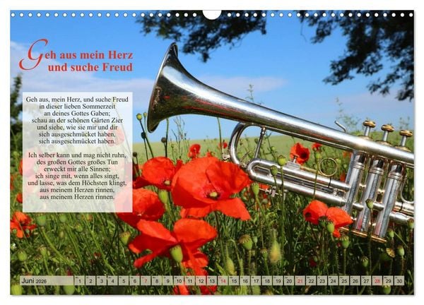 Produktbild: Lieder f&uuml;r Blechbl&auml;ser (Wandkalender 2026 DIN A3 quer), CALVENDO Monatskalender