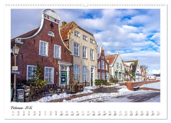 Produktbild: Fischerdorf Greetsiel (hochwertiger Premium Wandkalender 2026 DIN A2 quer), Kunstdruck in Hochglanz
