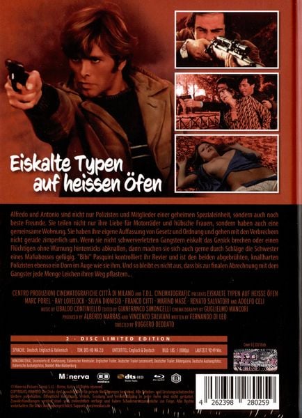 Produktbild: Eiskalte Typen auf heissen &Ouml;fen - Mediabook - Cover B - Limited Edition (Blu-ray+DVD)