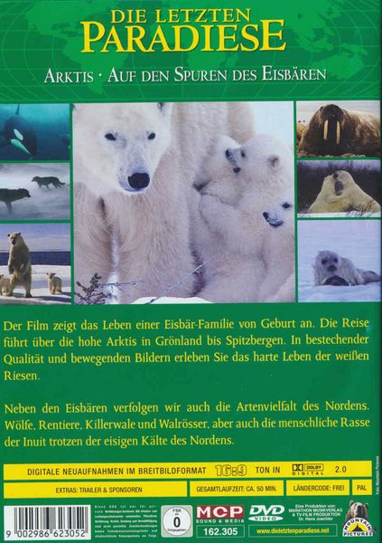 Produktbild: Die letzten Paradiese - Arktis: Auf den Spuren der Eisb&auml;ren