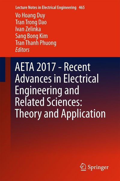 Produktbild: AETA 2017 - Recent Advances in Electrical Engineering and Related Sciences: Theory and Application