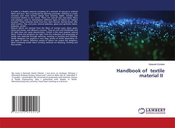Produktbild: Handbook of textile material II