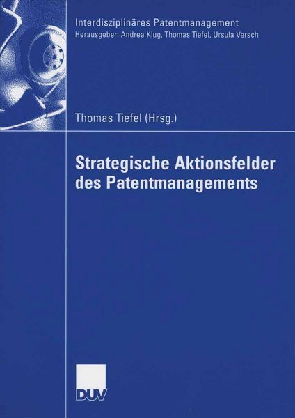 Produktbild: Strategische Aktionsfelder des Patentmanagements