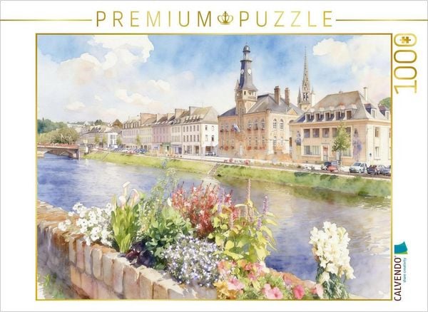 CALVENDO Puzzle Blick auf Brest | 1000 Teile Lege-Größe 64x48cm Foto-Puzzle für glückliche Stunden