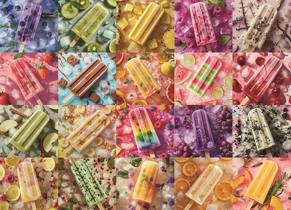Produktbild: COBBLE HILL PUZZLES - Eis am Stiel 500 Teile