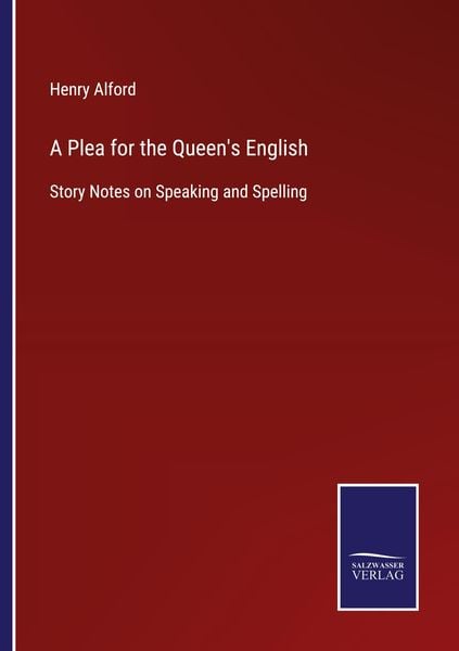 Produktbild: A Plea for the Queen's English