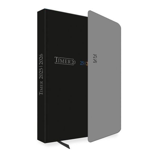 Produktbild: Tr&ouml;tsch Sch&uuml;lerkalender mit Klappe Black 25/26
