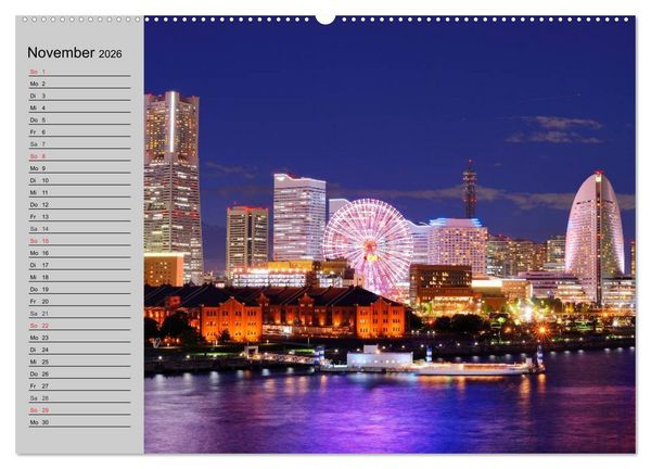 Produktbild: Japan &bull; Impressionen (Wandkalender 2026 DIN A2 quer), CALVENDO Monatskalender
