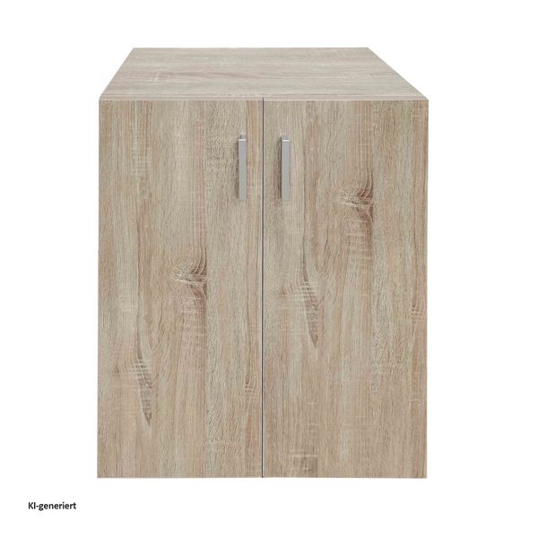 Produktbild: HTI-Living Kommode mit 2 Regalf&auml;chern Nina Sonoma Kommode mit 2 Regalf&auml;chern Nina Sonoma