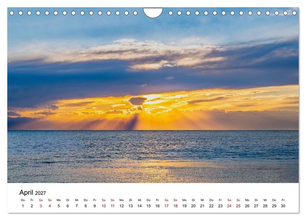 Produktbild: Magische Sonnenunterg&auml;nge (Wandkalender 2027 DIN A4 quer), CALVENDO Monatskalender