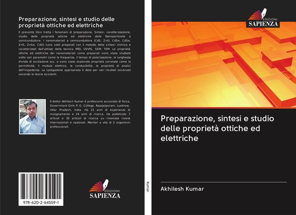 Produktbild: Preparazione, sintesi e studio delle propriet&agrave; ottiche ed elettriche