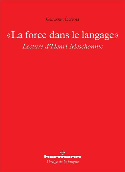 Produktbild: La force dans le langage
