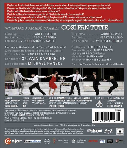 Produktbild: Mozart - Cosi fan tutte