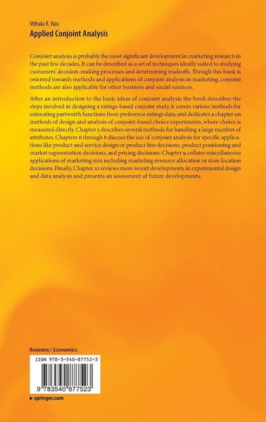 Produktbild: Applied Conjoint Analysis