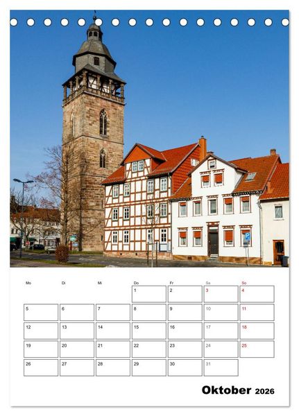 Produktbild: Mein Eschwege (Tischkalender 2026 DIN A5 hoch), CALVENDO Monatskalender