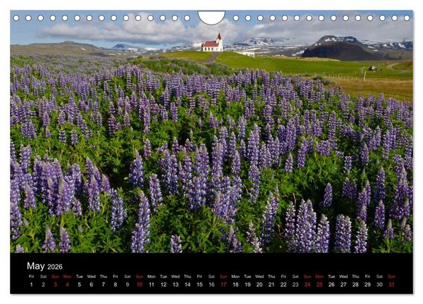 Produktbild: Iceland 2026 (Wall Calendar 2026 DIN A4 landscape), CALVENDO 12 Month Wall Calendar