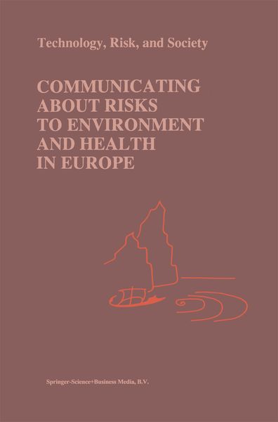 Produktbild: Communicating about Risks to Environment and Health in Europe
