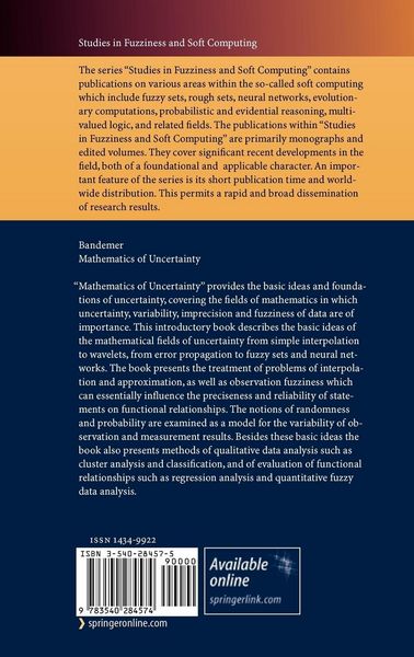 Produktbild: Mathematics of Uncertainty